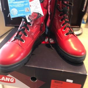 Red DELUX brand new Boots